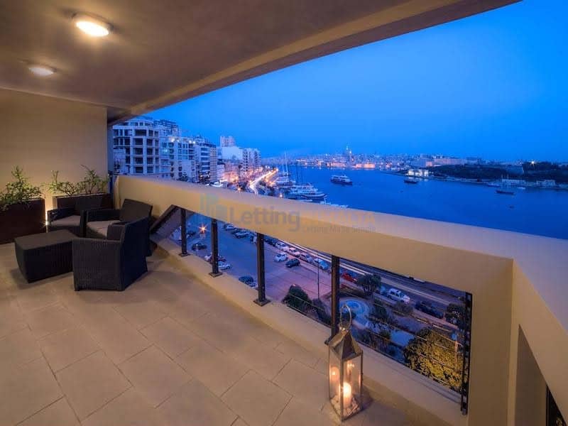 Rent Sea View Apartment Sliema | Letting in Malta | Rent or Lease