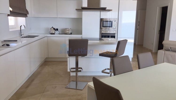 Designer Finished Seafront Apartment Sliema