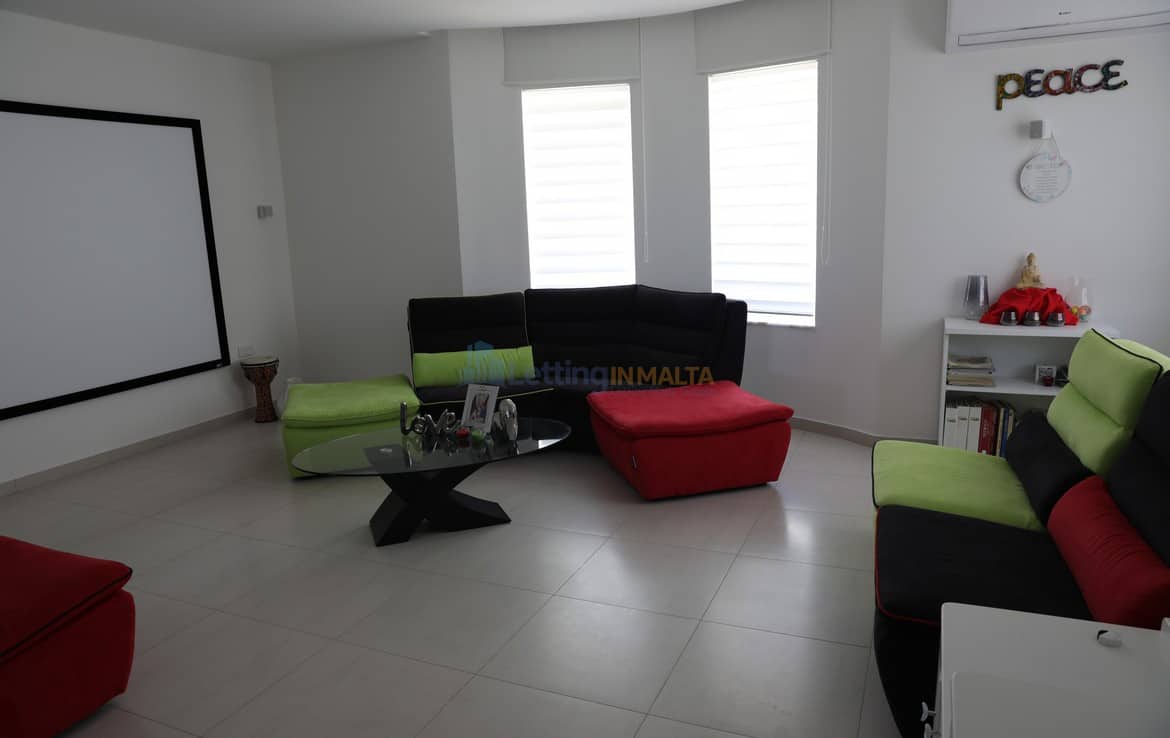 Semi Detached Modern Villa To Let Malta