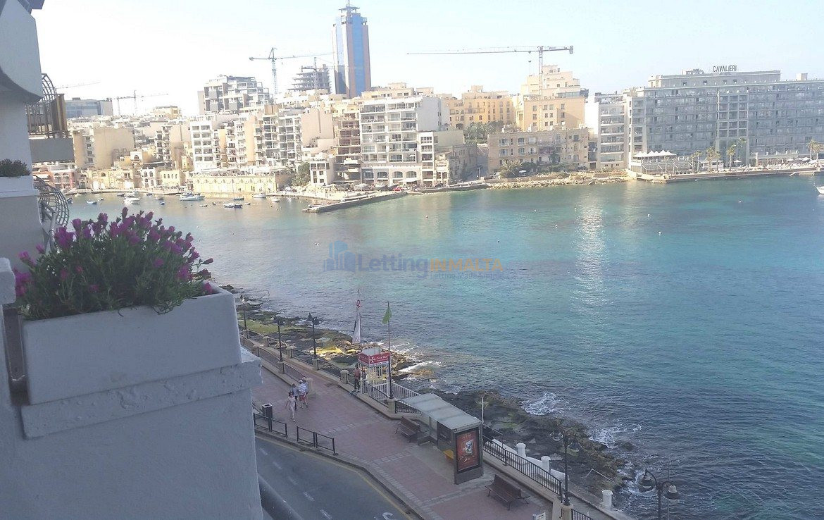 Seafront Apartment St Julians To Let